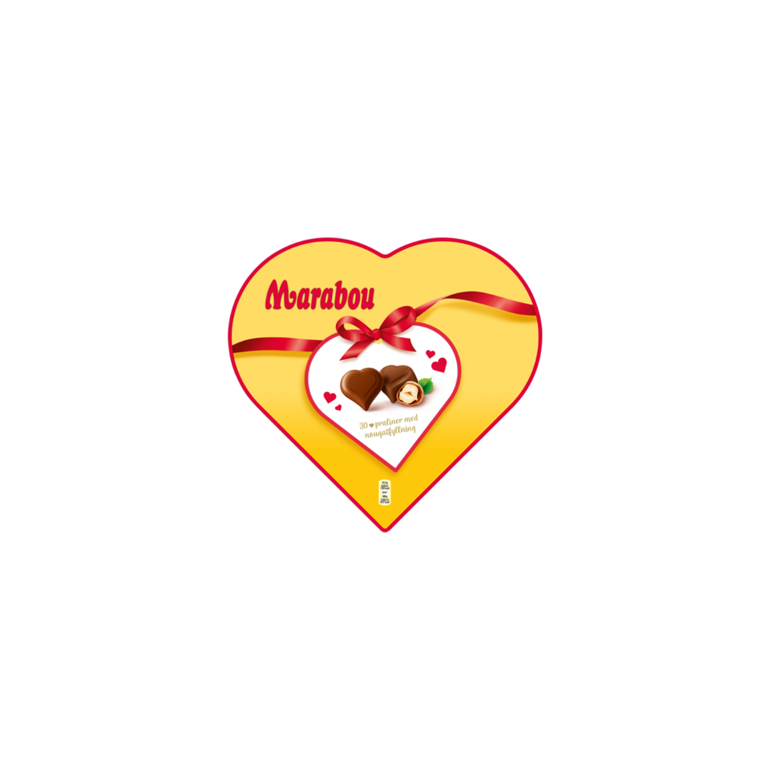 Marabou Praline Hearts 165g