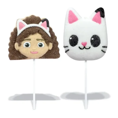 Gabbys Dollhouse marshmallow lollipop 45g