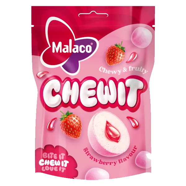 Malaco Chewit Strawberry 115g