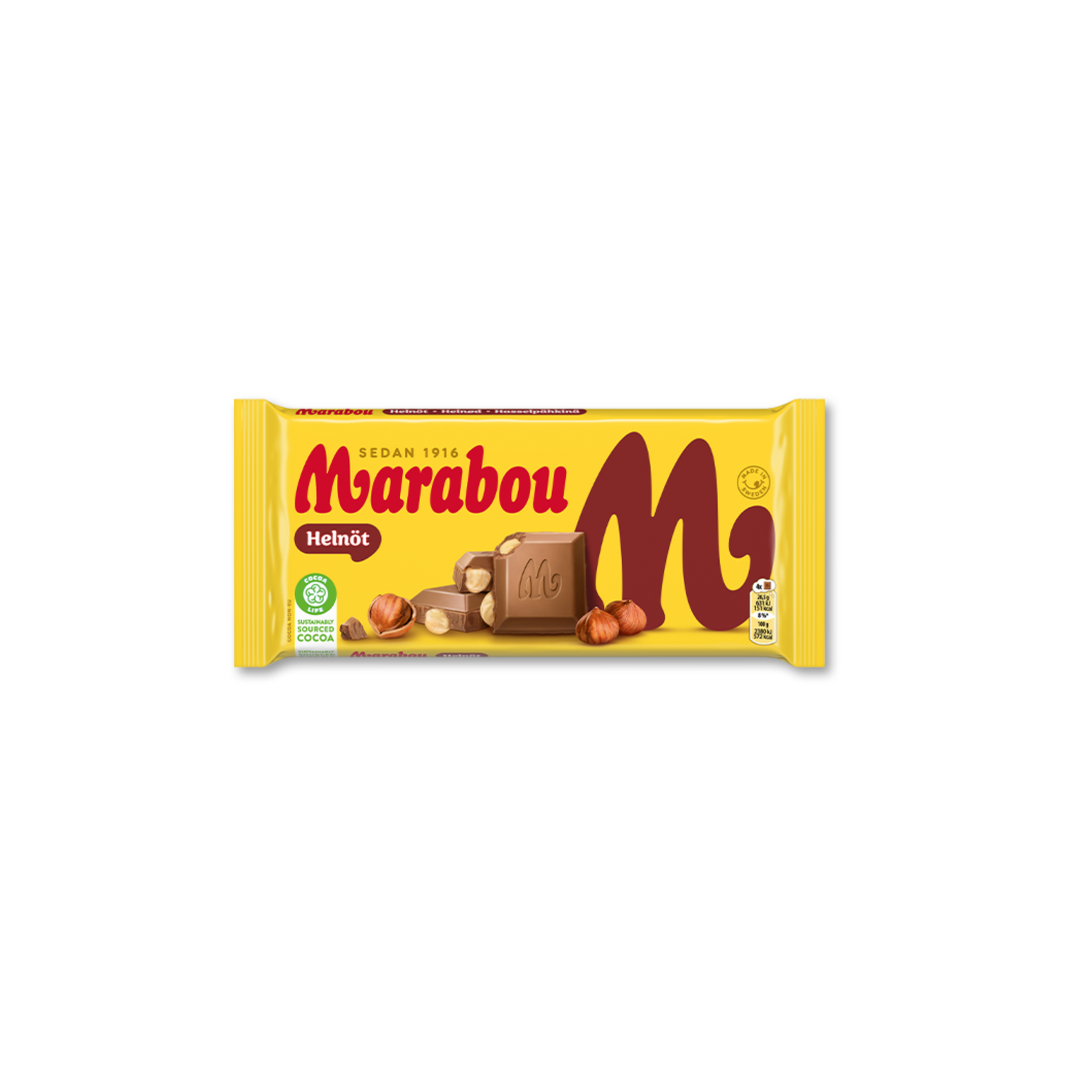 Marabou Whole Nut 200g