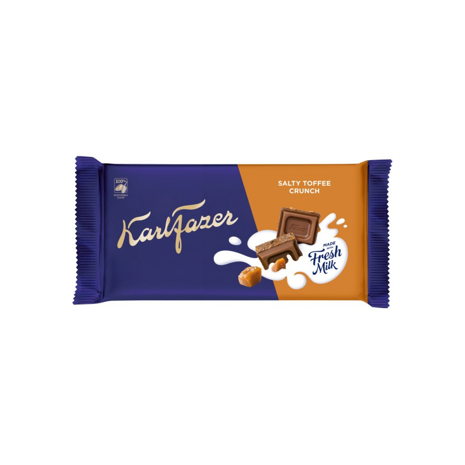 Karl Fazer Salty Toffee Crunch 145g