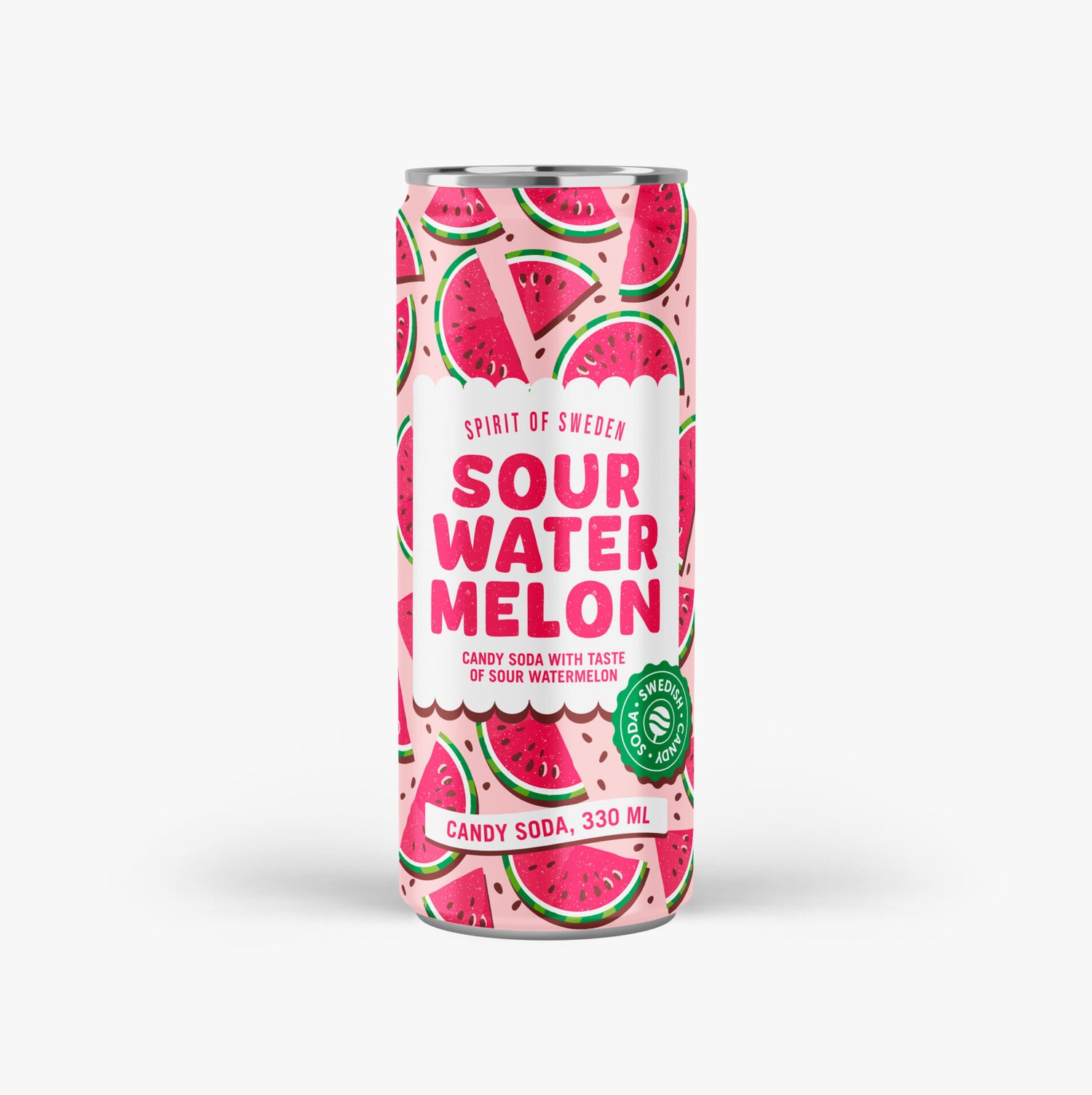 Sour Watermelon Candy Soda 33 cl