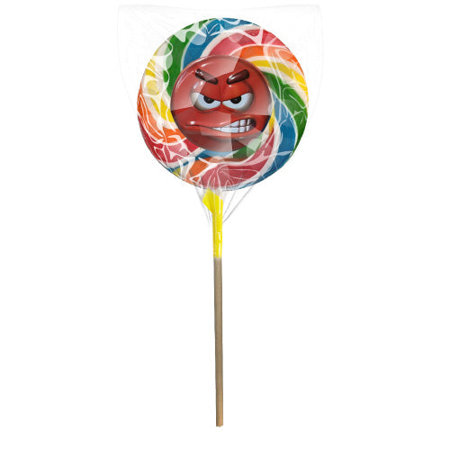 Spiral Rainbow Lollipop 100g