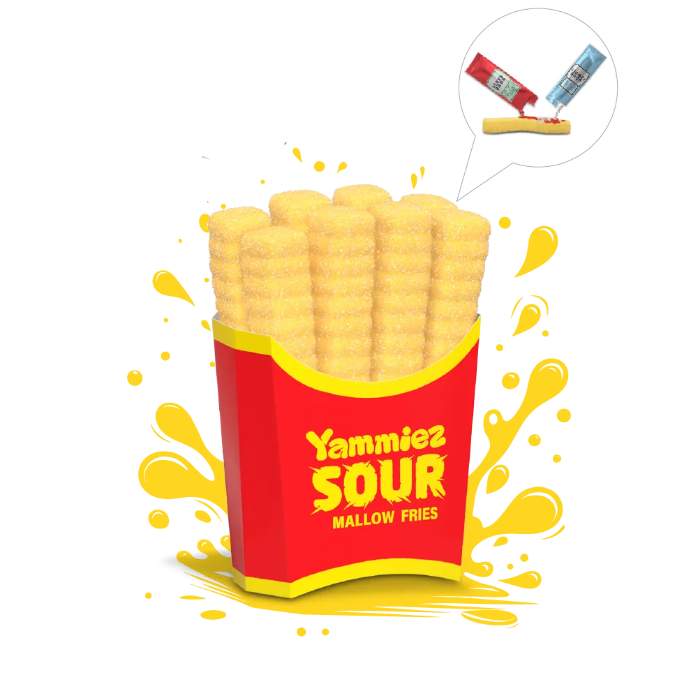 Fries Yammiez Mallow 44g – Swedish Candy